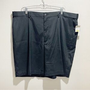 SAVANE Women’s Black Stretch Microfiber Wrinkle Free Extender Waist Short 42